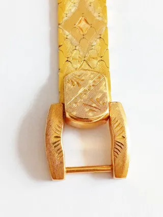 Bracciale donna nido d'ape oro