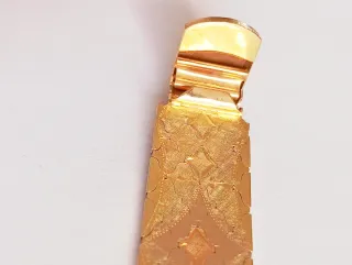 Bracciale donna nido d'ape oro