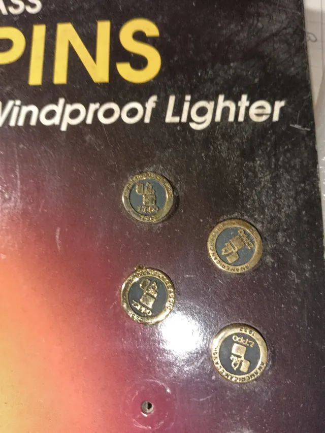 Zippo Pins Solid Brass - Miniature