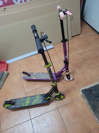 2 Patinetes Oxelo y Morado