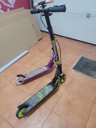 2 Patinetes Oxelo y Morado