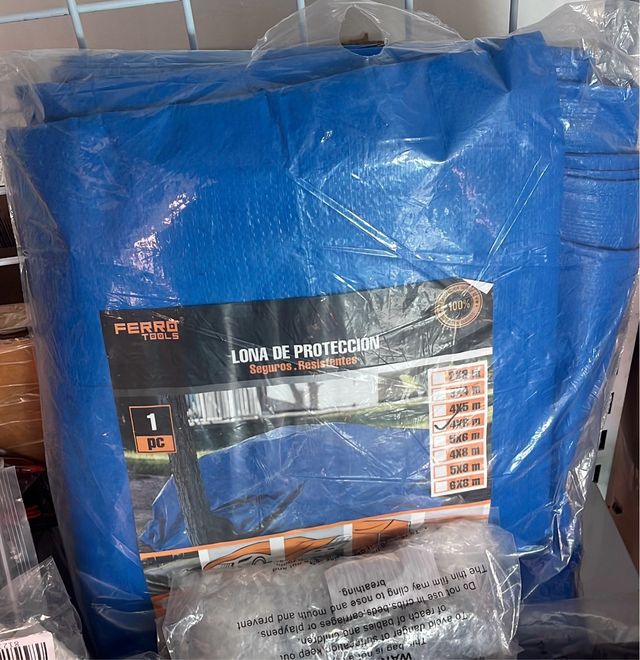 Telo di Protezione Ferro Tools 4x5m