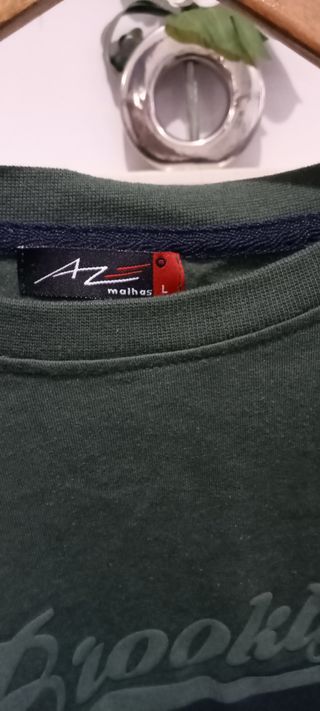 T-Shirt Manga Comprida AZ Malhas Verde