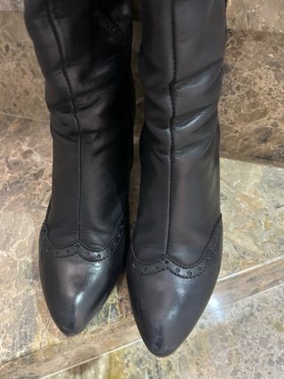 Botas de piel Pedro Miralles negras