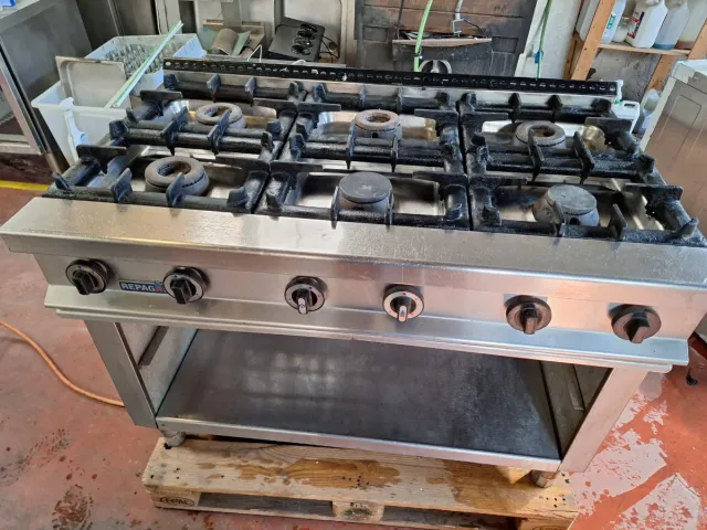 Cocina profesional Repagas 6 fogones