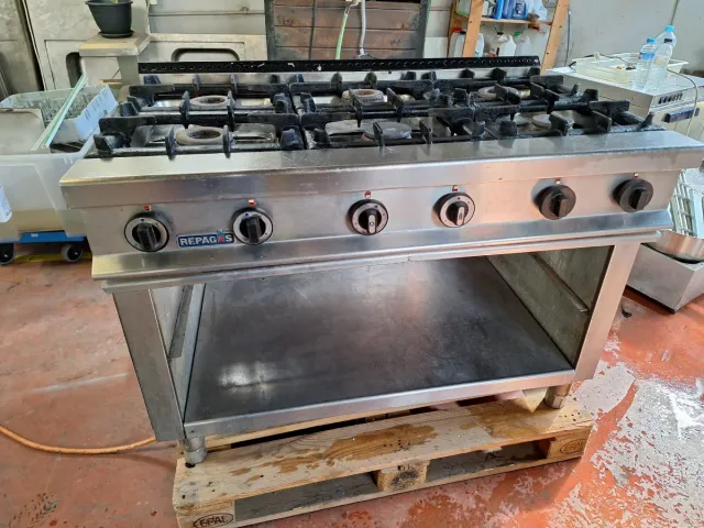 Cocina profesional Repagas 6 fogones