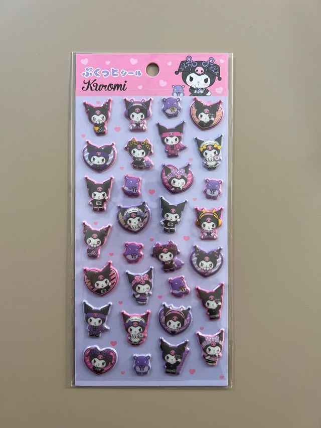 Pegatinas 3D Kuromi