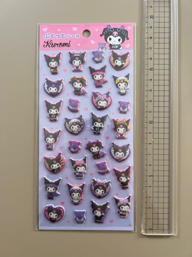 Pegatinas 3D Kuromi