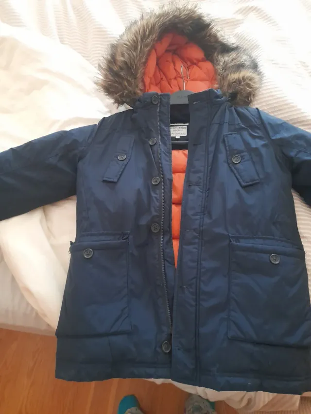 Plumas Pepe Jeans Azul con Capucha