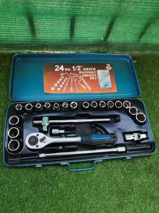 Caja de herramientas 23 pzs 1/2 Drive