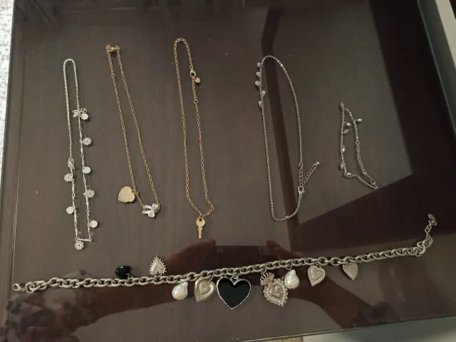 6 Cadenas Bisutería Diseños Varios