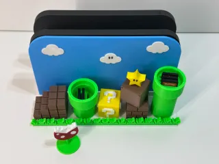 Soporte Base Nintendo Switch Mario Bros