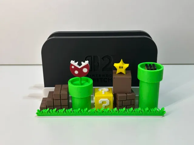 Soporte Base Nintendo Switch Mario Bros