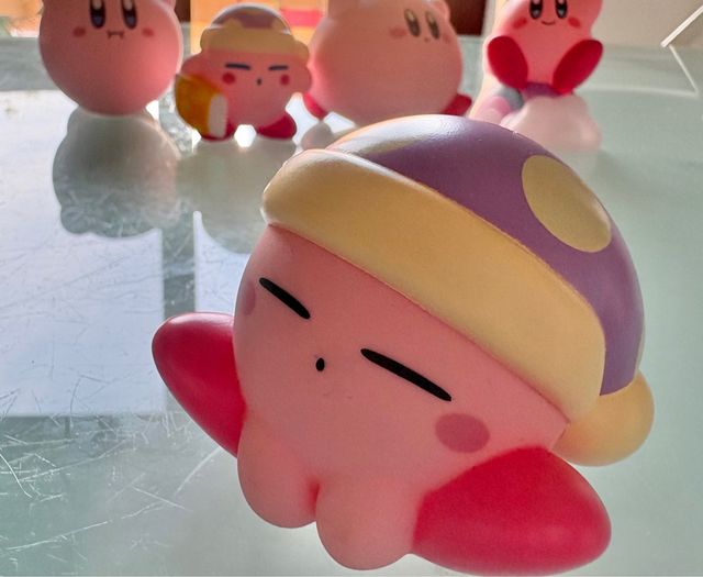 muñeco peluche figura Kirby durmiendo Japón