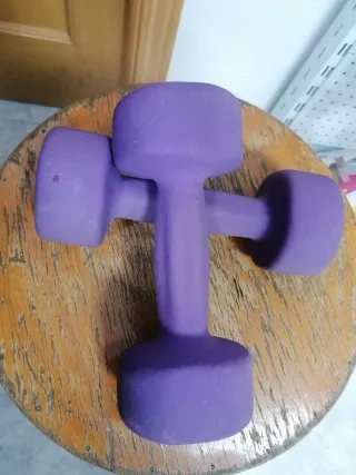 Mancuernas Reebok 4kg Morado