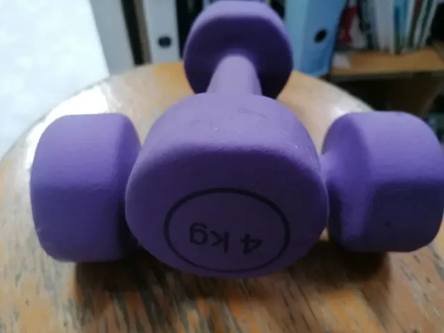 Mancuernas Reebok 4kg Morado
