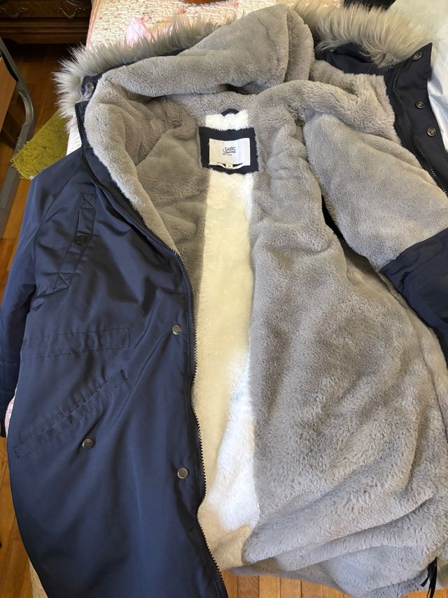 Cappotto Sixth June blu e grigio