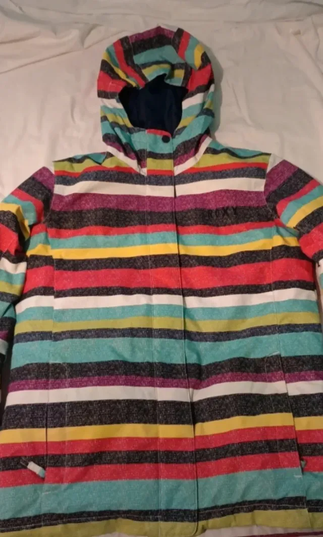 Chaqueta niña Roxy rayas multicolor Talla 14