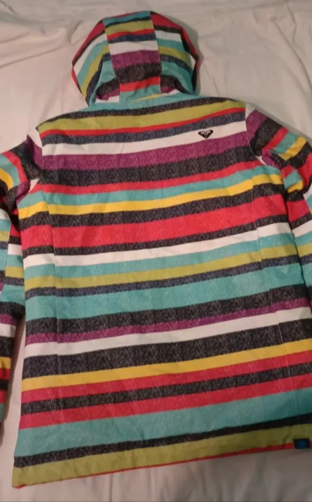 Chaqueta niña Roxy rayas multicolor Talla 14