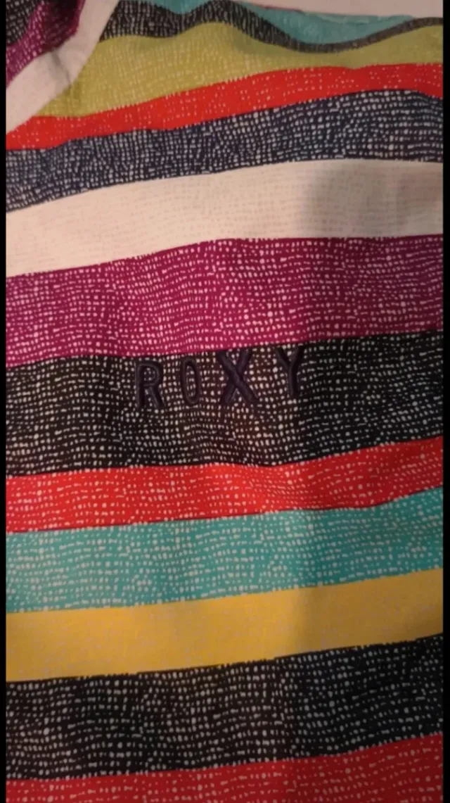 Chaqueta niña Roxy rayas multicolor Talla 14