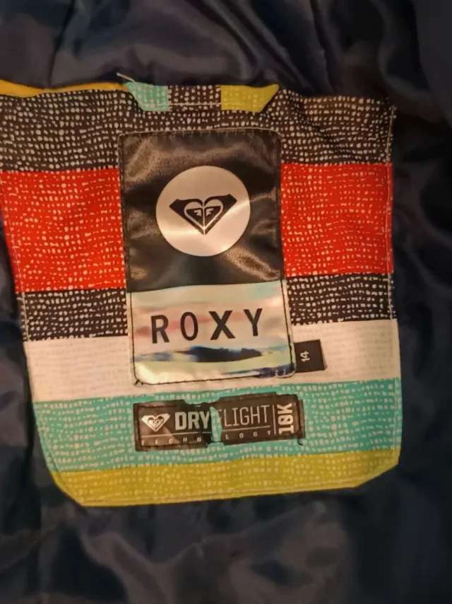 Chaqueta niña Roxy rayas multicolor Talla 14