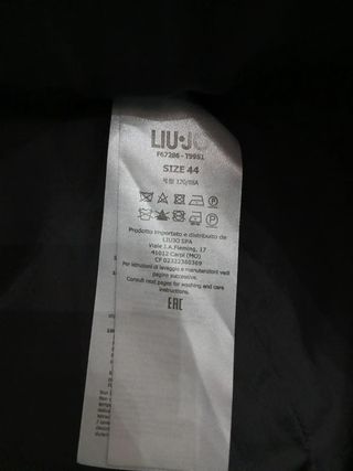 Cappotto Liu Jo donna nero taglia 44