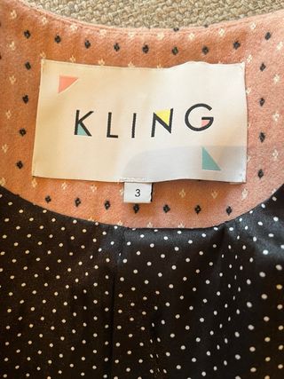 Chaqueta abrigo fino Kling