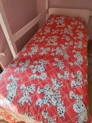 Trapunta singola con stampa dalmata