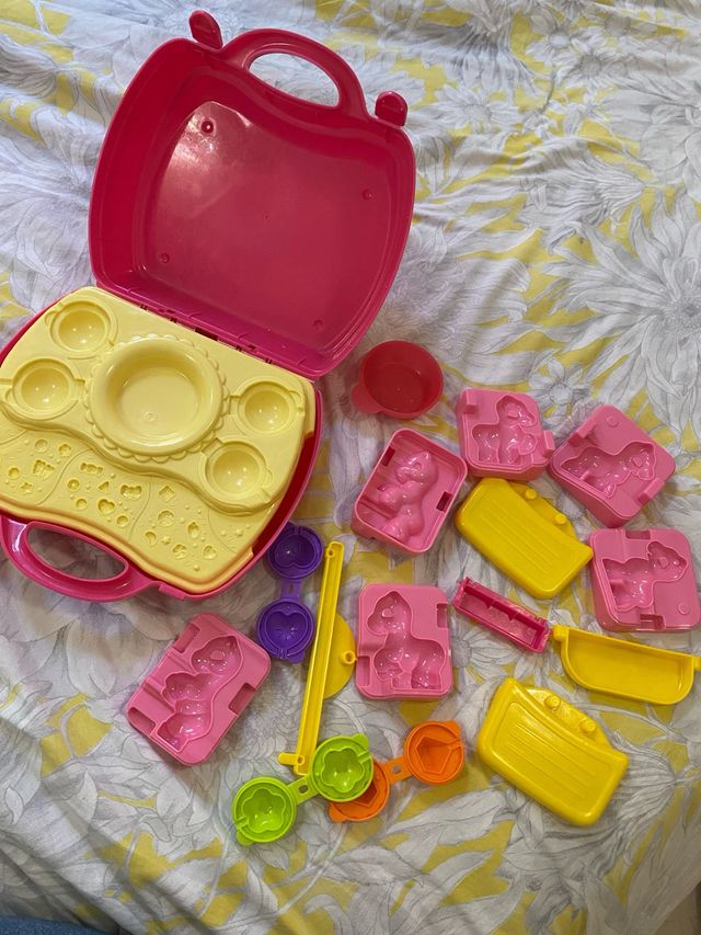 Maletín de Juguete Niña Plastilina formas Nuevo