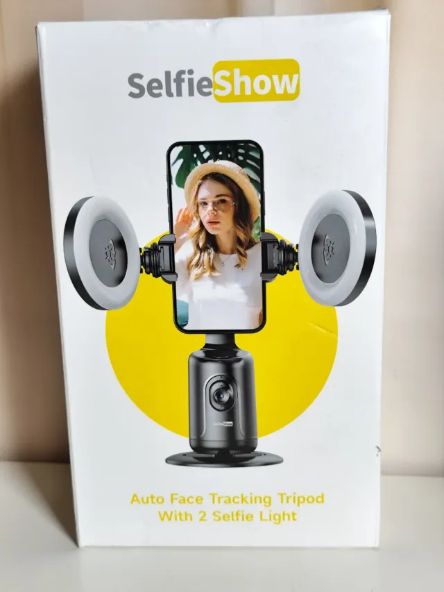 Trípode Selfie Show con 2 aros de luz