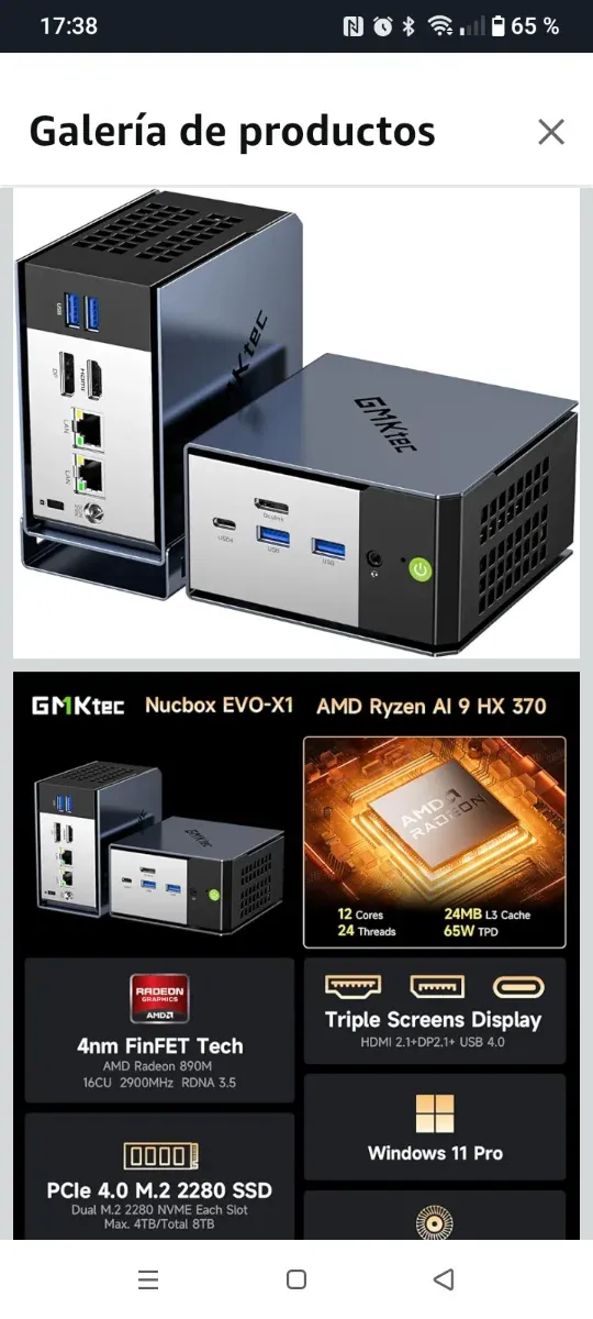 Mini PC GMKtec EVO-X1