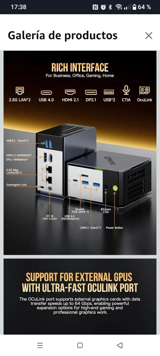 Mini PC GMKtec EVO-X1