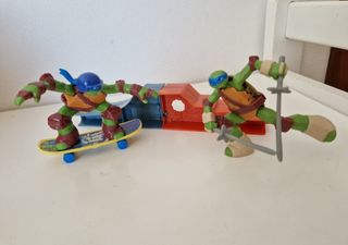 Set Tartarughe ninja con pista nuovi