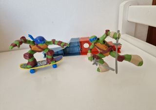 Set Tartarughe ninja con pista nuovi