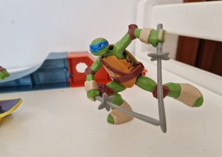 Set Tartarughe ninja con pista nuovi