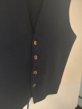 Chaleco de punto vintage Talla L