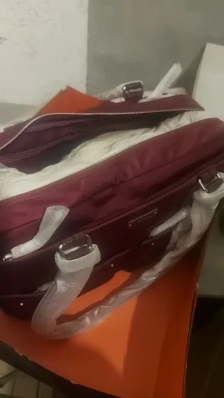 Borsa Tumi donna viola e argento