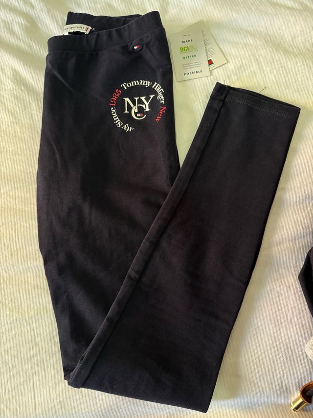 Pantalones Tommy H Niña 10/12 Añ  azul marino nuvo