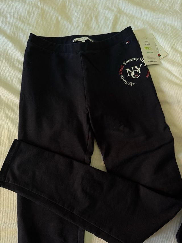 Pantalones Tommy H Niña 10/12 Añ  azul marino nuvo