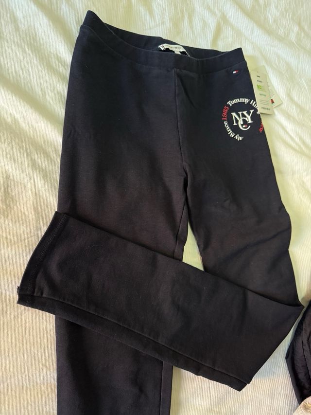 Pantalones Tommy H Niña 10/12 Añ  azul marino nuvo