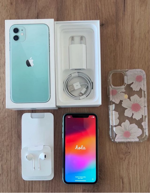 iPhone 11 128GB Verde + Carcasa