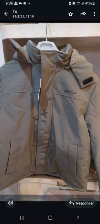 Chaqueta LOSAN verde oliva hombre