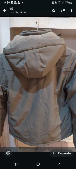 Chaqueta LOSAN verde oliva hombre