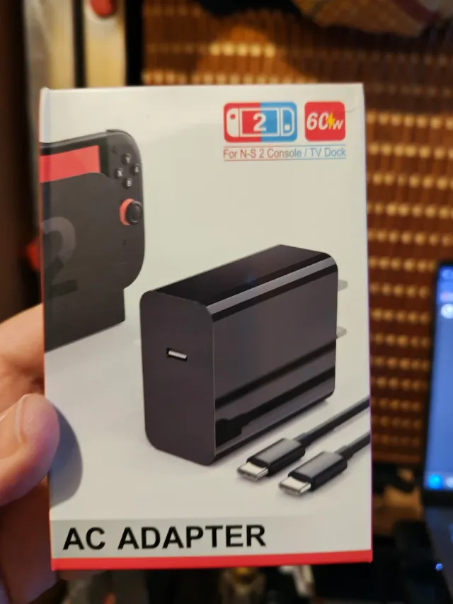 Cargador AC 60W para Nintendo Switch 2