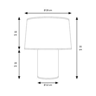 Lámpara de mesa modelo Verónica (NUEVA!)