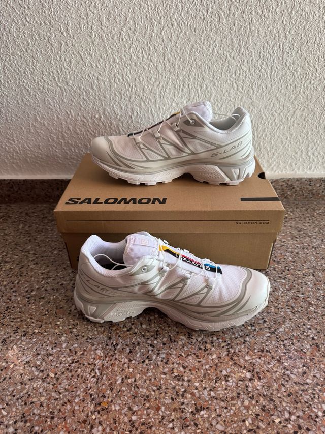 Zapatillas Salomon XT-6 Blancas Talla 44