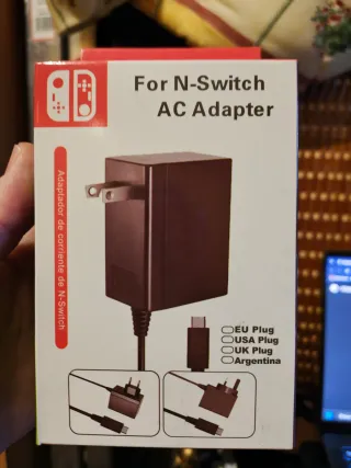 Cargador Nintendo Switch Lite OLED