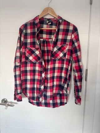 Camisa cuadros Stradivarius Talla S