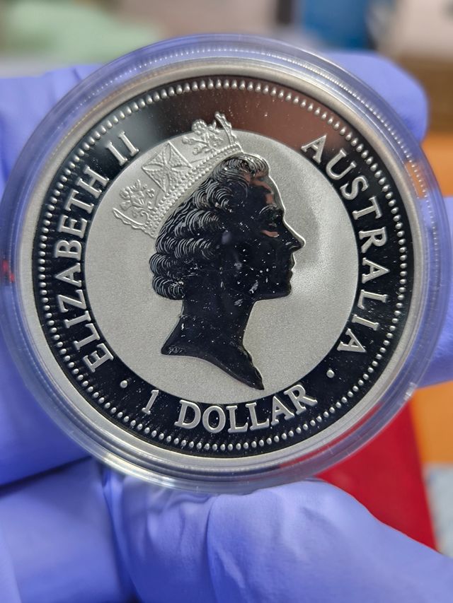Moneda Plata Kookaburra 1 Onza 1997