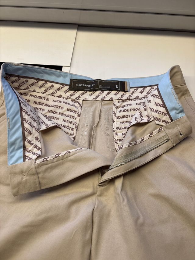 Pantalón Nude Project Talla S Beige